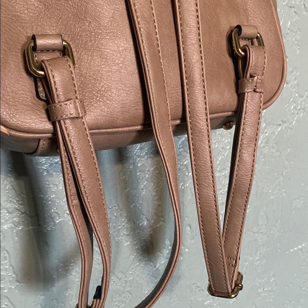 Brown Leather Backpack - Picture 3 of 13
